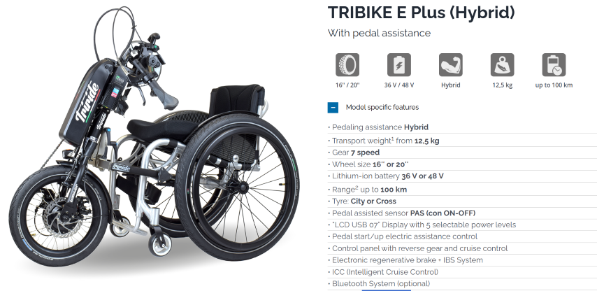 TRIBIKE E PLUS Petite